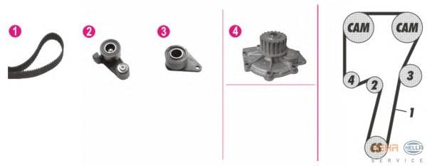 Bomba de água (bomba) de esfriamento Volvo 2718567 preço, a partir de 32,71 USD