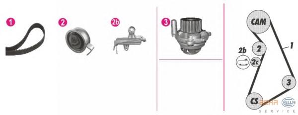 Compre 6B109119A VAG Correia do mecanismo de distribuição de gás