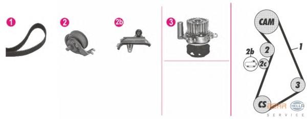 Bomba de água (bomba) de esfriamento VAG 06A121012GX preço, a partir de 42,54 USD
