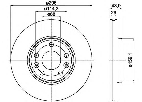 Compre BBD4780 Borg&beck Disco do freio dianteiro