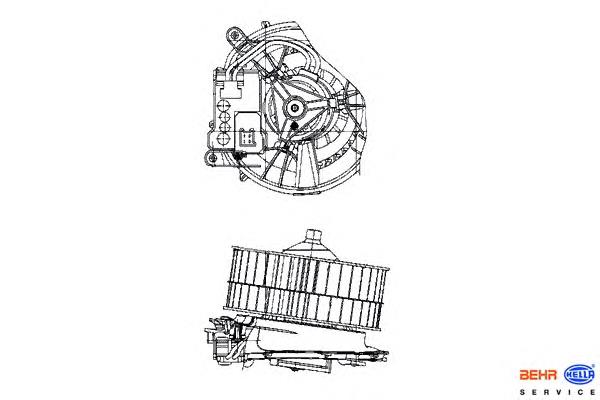 Motor de ventilador de forno (de aquecedor de salão) 18600079 Profit