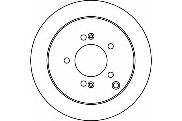 Disco do freio traseiro S584113A300 Hyundai/Kia
