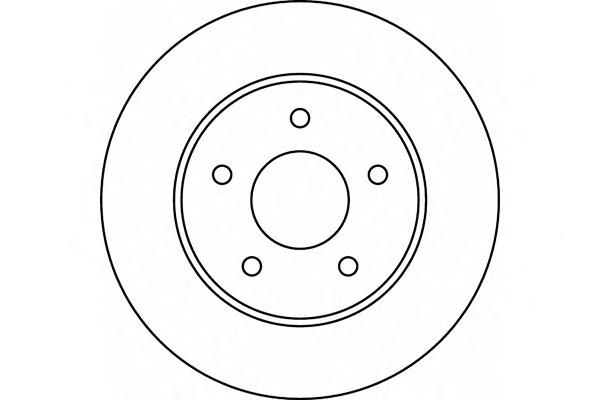 Disco do freio traseiro Japan Parts DP156C
