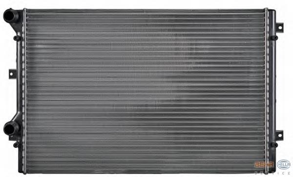 Radiador de esfriamento de motor HELLA 8MK376774031