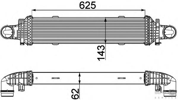 07063029 Frig AIR Radiador de intercooler