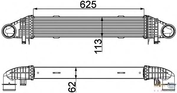 CI359000S Mahle Original Radiador de intercooler