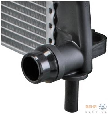 Radiador de esfriamento de motor 8MK376764311 HELLA