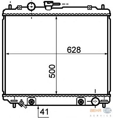 Radiador de esfriamento de motor Polcar 5272084 preço, a partir de 205,57 USD
