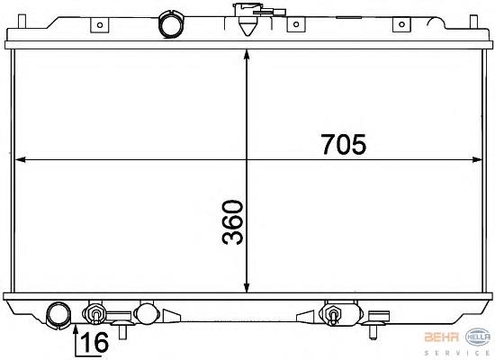 Radiador de esfriamento de motor NRF 53389 preço, a partir de 133,58 USD