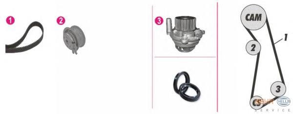 Correia do mecanismo de distribuição de gás VAG 06A109119D preço, a partir de 15,46 USD