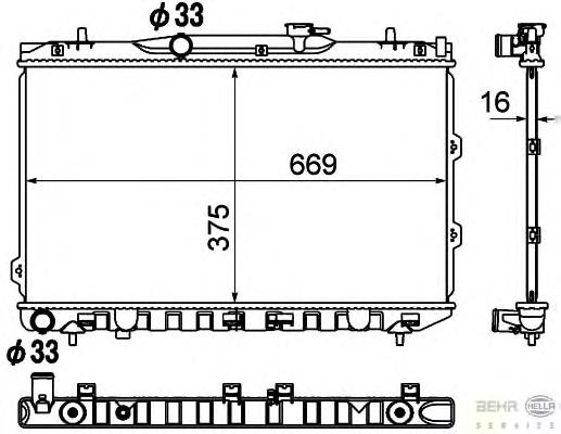 Radiador de esfriamento de motor Hyundai/Kia 253102F000 preço, a partir de 109,20 USD