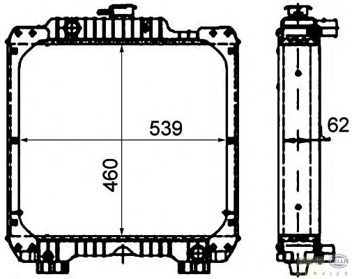 Compre 54069 NRF Radiador de esfriamento de motor