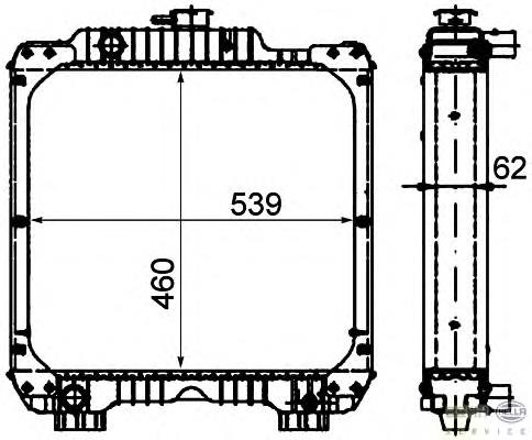 Radiador de esfriamento de motor NRF 54089 preço, a partir de 434,41 USD