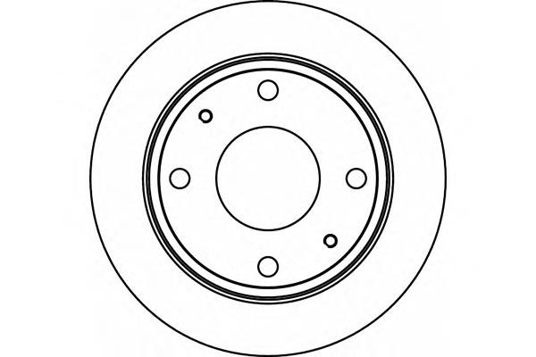 5171202000 Hyundai/Kia Disco do freio dianteiro