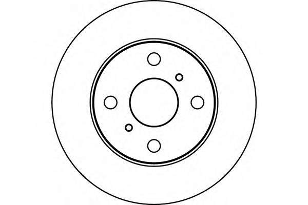 Compre DI278C Japan Parts Disco do freio dianteiro