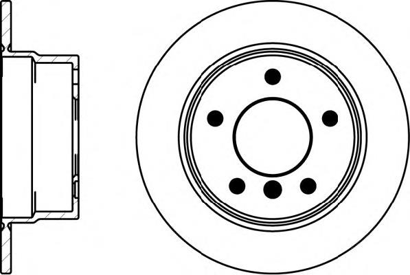Disco do freio traseiro BMW 34211160809