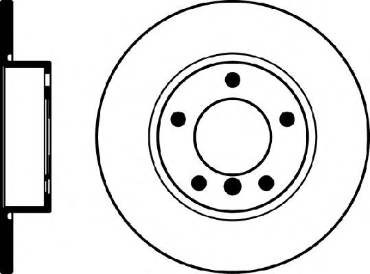 Disco do freio dianteiro BMW 34111160673