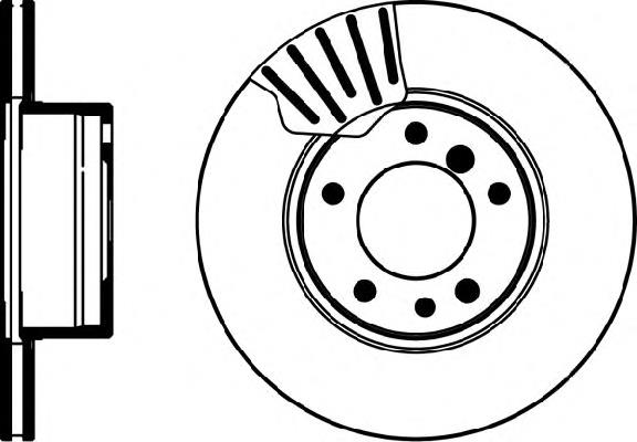 Disco do freio dianteiro BMW 34111158040