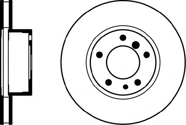Disco do freio dianteiro BMW 34116756090