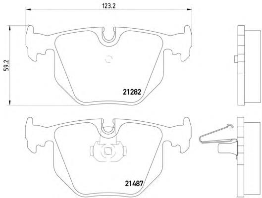 Sapatas do freio traseiras de disco Peugeot/Citroen 221515 preço, a partir de 31,11 USD