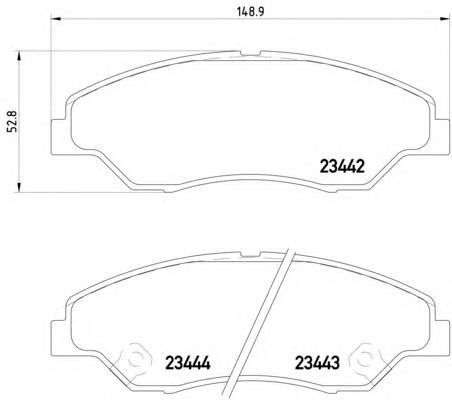 Sapatas do freio dianteiras de disco Hyundai/Kia SP1118 preço, a partir de 28,78 USD