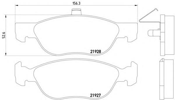 Compre FD7076A Necto Sapatas do freio dianteiras de disco