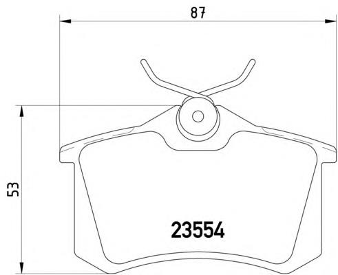 Sapatas do freio traseiras de disco 440600678R Renault (RVI)
