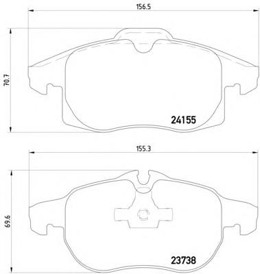 Compre 1605283 Opel Sapatas do freio dianteiras de disco