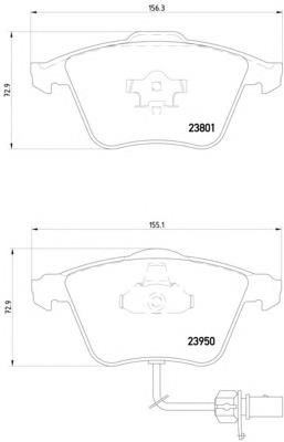 Sapatas do freio dianteiras de disco DP41495R EBC Brakes