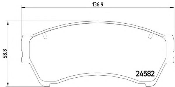 Compre GPYB3328ZF Mazda Sapatas do freio dianteiras de disco