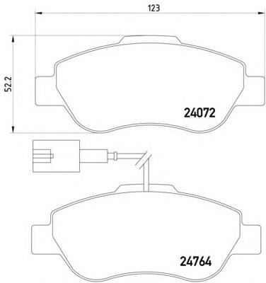 Compre 77365817 Fiat/Alfa/Lancia Sapatas do freio dianteiras de disco