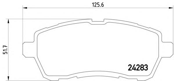 Sapatas do freio dianteiras de disco Ford 1749322 preço, a partir de 17,49 USD