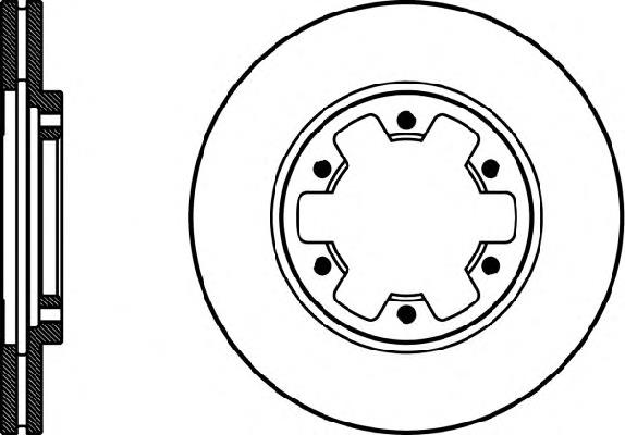 Compre DI144C Japan Parts Disco do freio dianteiro