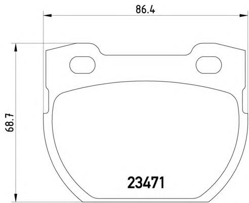 Compre SFP000280 Allmakes Sapatas do freio traseiras de disco