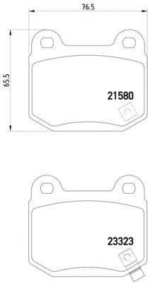 Compre FCP1562H Ferodo Sapatas do freio traseiras de disco