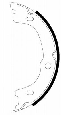 Compre 583503ED01 Hyundai/Kia Sapatas do freio de estacionamento
