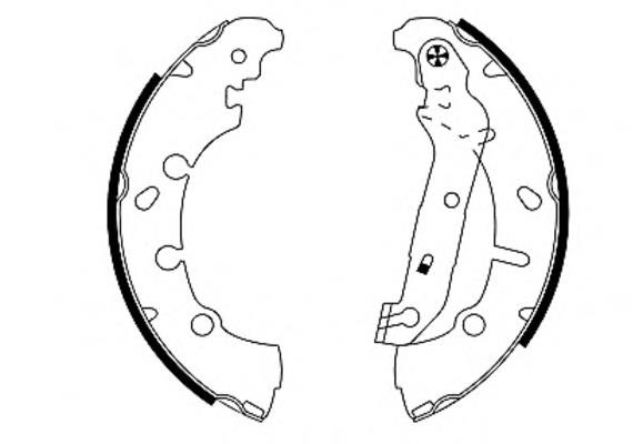Sapatas do freio traseiras de tambor, montadas com cilindros, kit Brembo K24062 preço, a partir de 143,97 USD