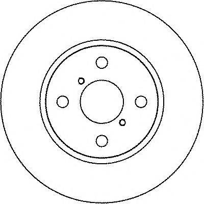 Disco do freio dianteiro Maxgear 191817