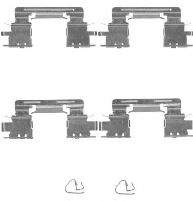 Compre 0494706060 Toyota Kit de reparação dos freios dianteiros
