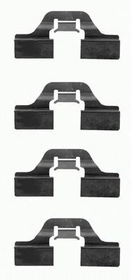 Compre 1J0615231 VAG Kit de molas de fixação de sapatas de disco traseiras