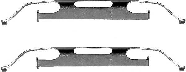 Compre 8D0615269 VAG Kit de molas de fixação de sapatas de disco dianteiras