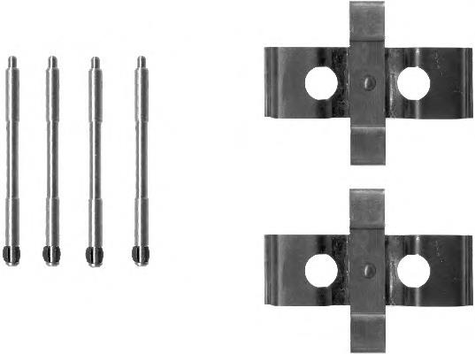 D43162A Autofren Kit de reparação das sapatas do freio