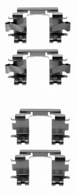 1987474318 Bosch Kit de molas de fixação de sapatas de disco dianteiras