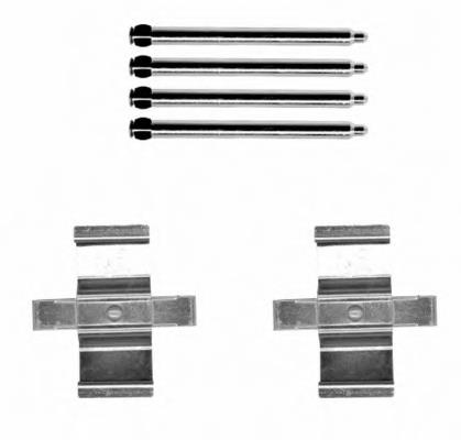 A0004215291 Mercedes Kit de molas de fixação de sapatas de disco traseiras