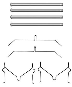 Compre 1701Q ABS Kit de reparação das sapatas do freio