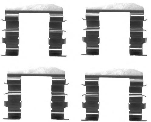 Kit de molas de fixação de sapatas de disco dianteiras Hyundai/Kia 581441D000 preço, a partir de 7,95 USD