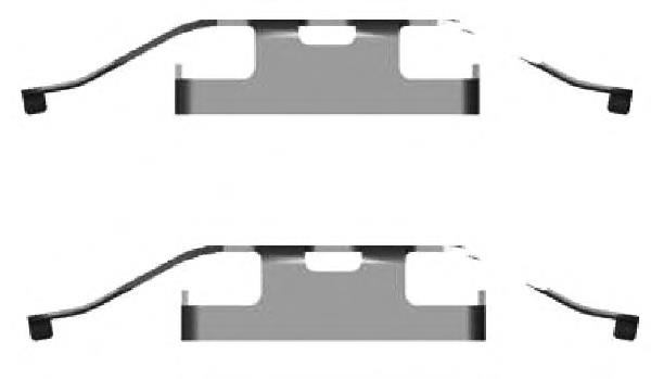 Kit de molas de fixação de sapatas de disco traseiras VAG 7L6615295 preço, a partir de 9,57 USD