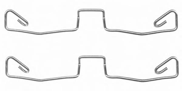 Kit de molas de fixação de sapatas de disco dianteiras VAG 4B0615269 preço, a partir de 10,96 USD