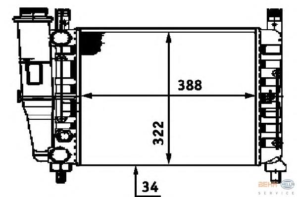 Compre 54680 NRF Radiador de esfriamento de motor