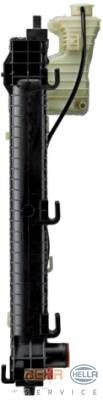 8MK376714321 HELLA Radiador de esfriamento de motor